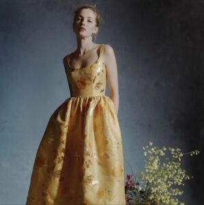 Markarian Yellow and Gold Brocade